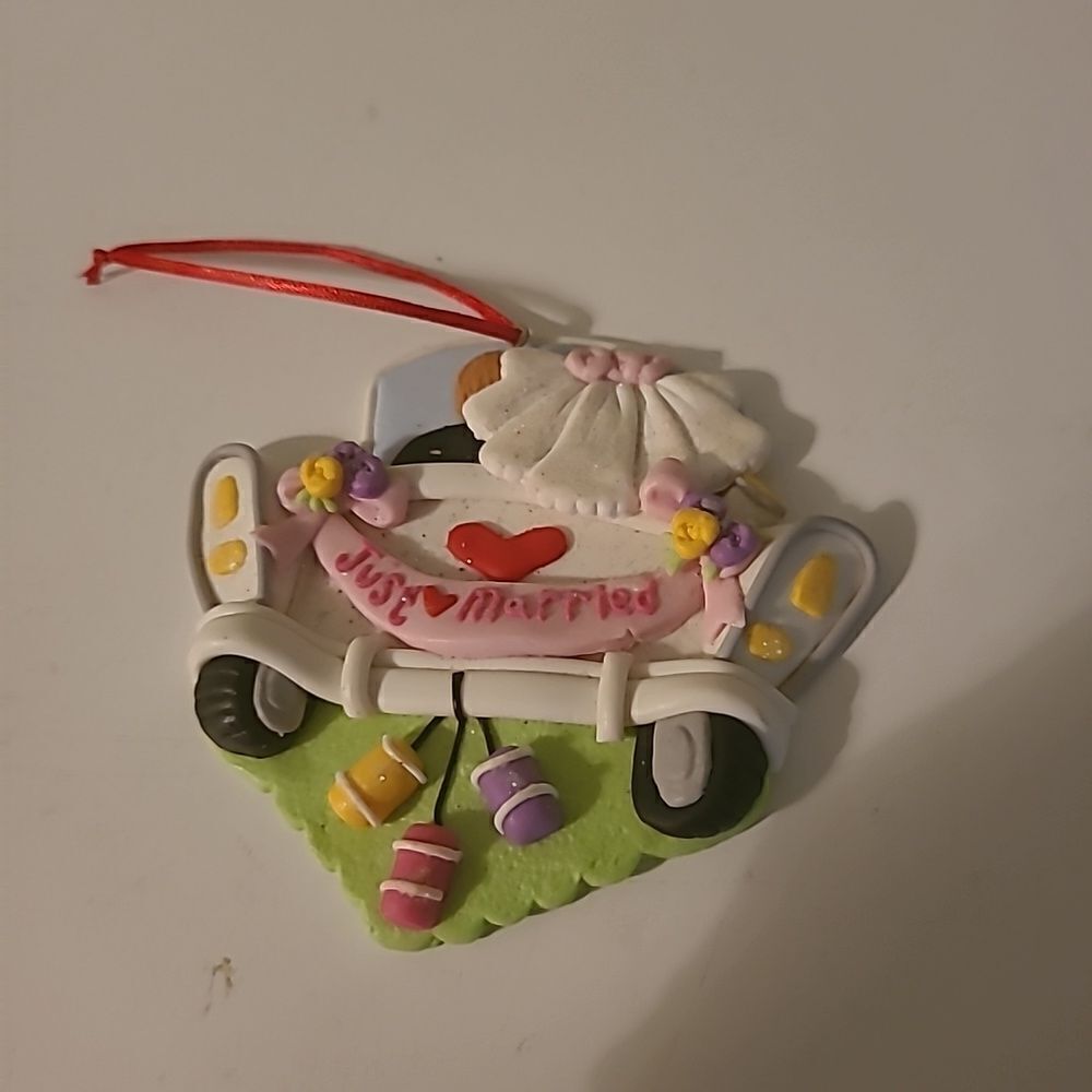 Just Married Ornament